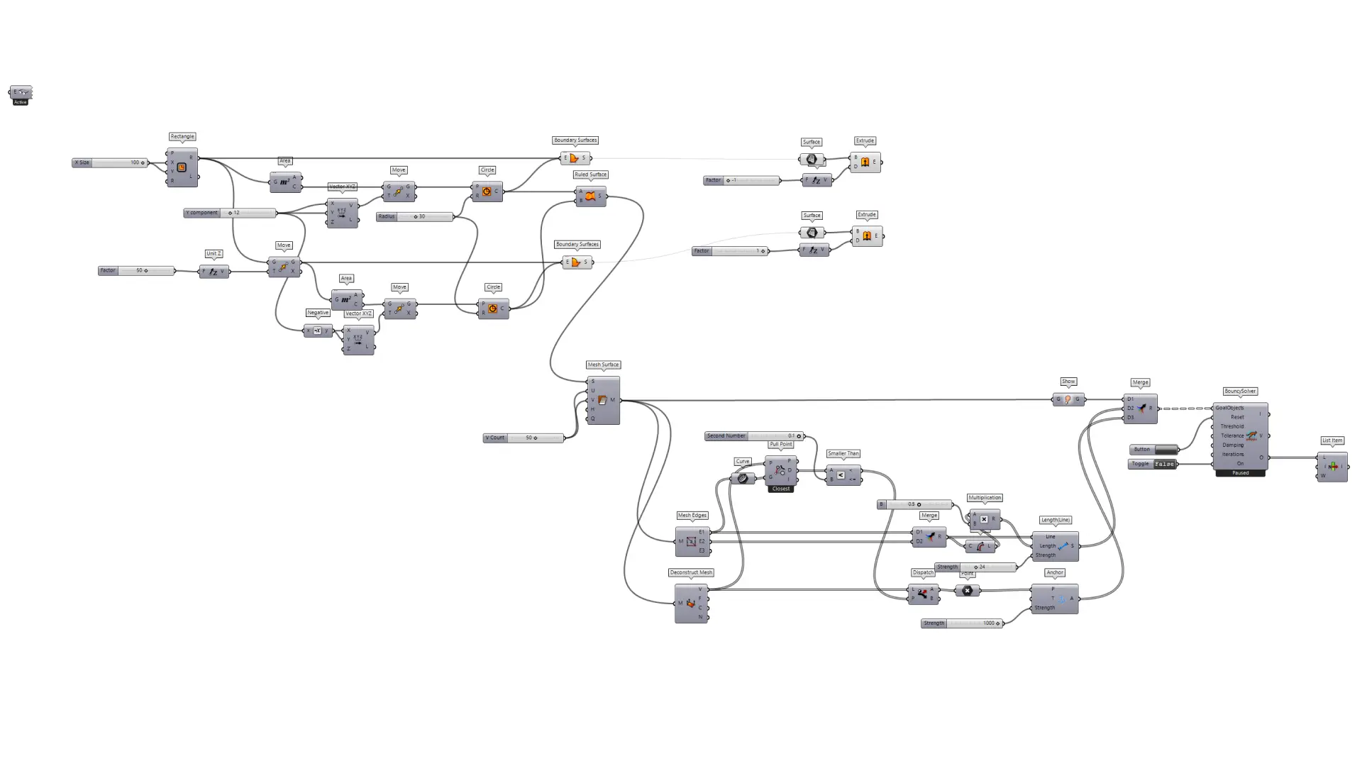 Shrinking Cylinder - Code